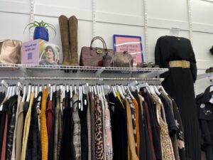 Clothing-rail-in-Mind-Carnaby-street-one-of-the-best-charity-shops-in-central-london